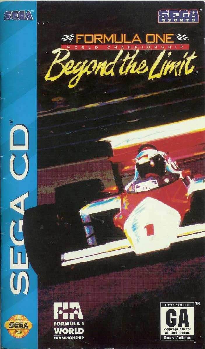 Formula One World Championship: Beyond the Limit (Sega CD) - Game Manual Only