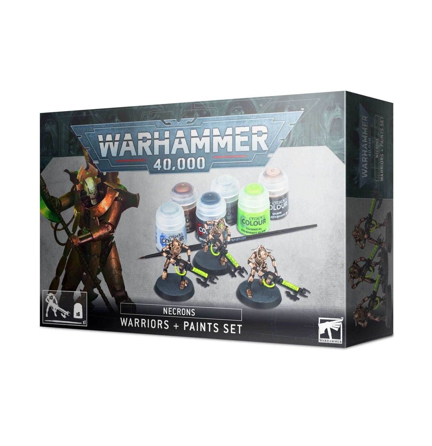 Warhammer 40K: Necron - Warriors + Paints Set -
