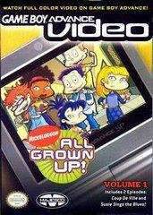 GBA Video All Grown Up Volume 1 - Nintendo GameBoy Advance -
