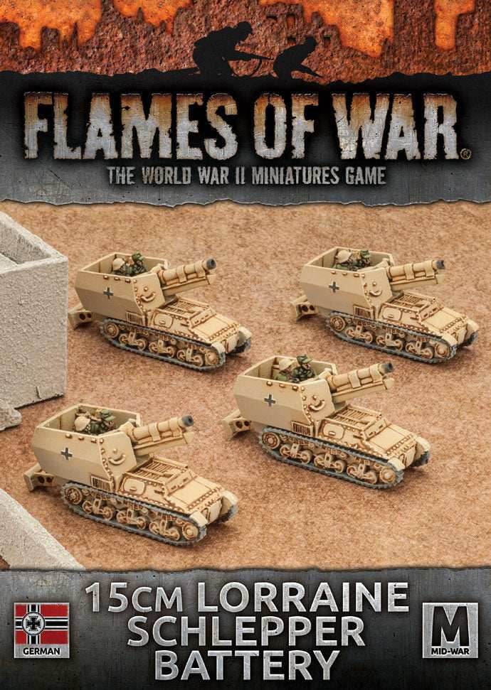 Flames of War: German 15cm Lorraine Schlepper Battery (Mid War) -