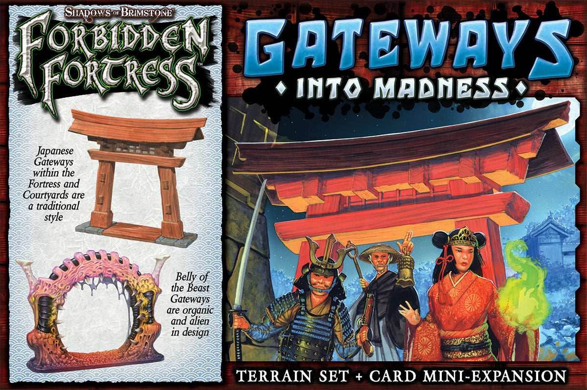 Shadows of Brimstone: Forbidden Fortress - Gateways Into Madness (Terrain and Card Expansion) -