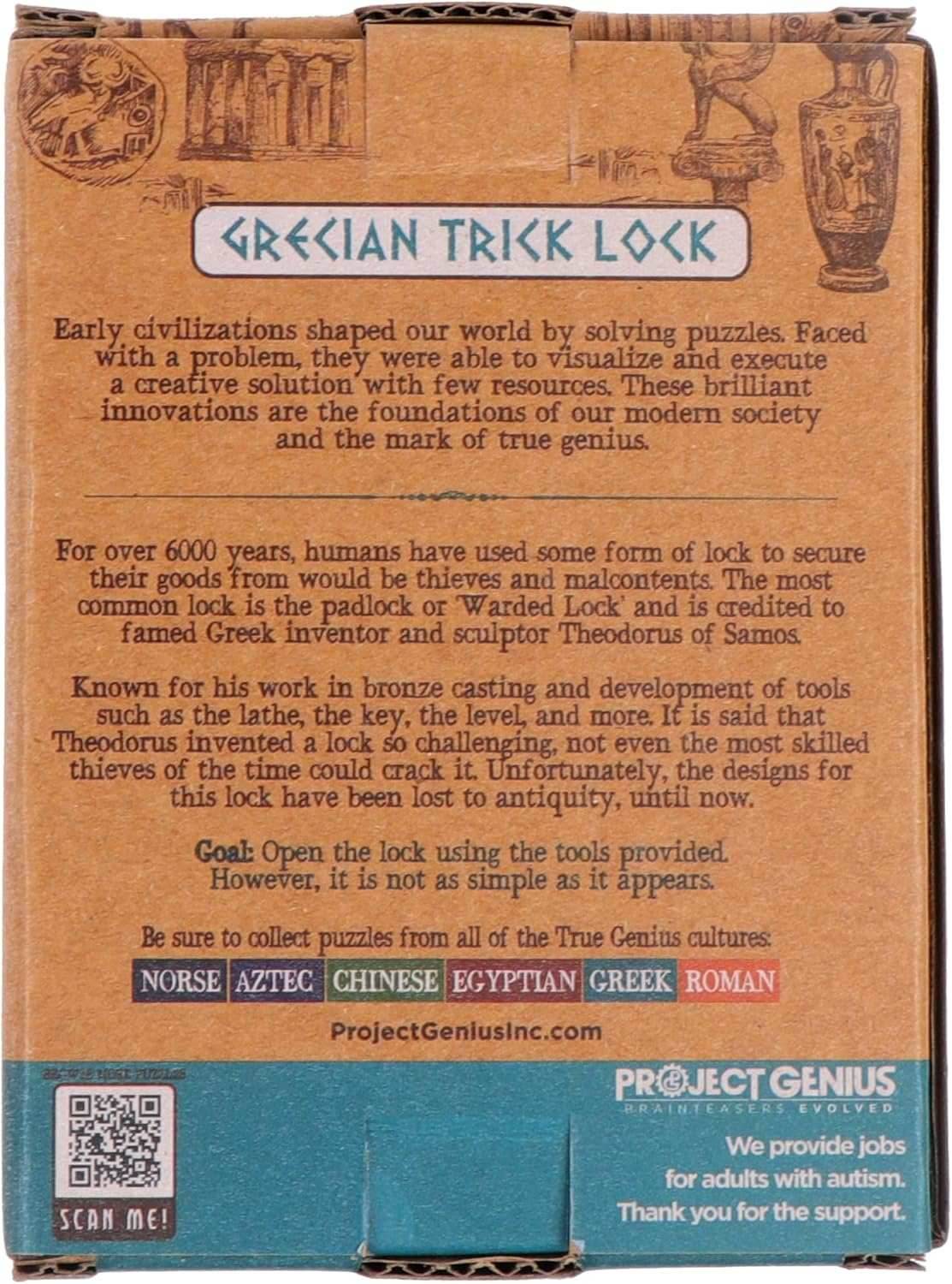 Grecian Trick Lock -