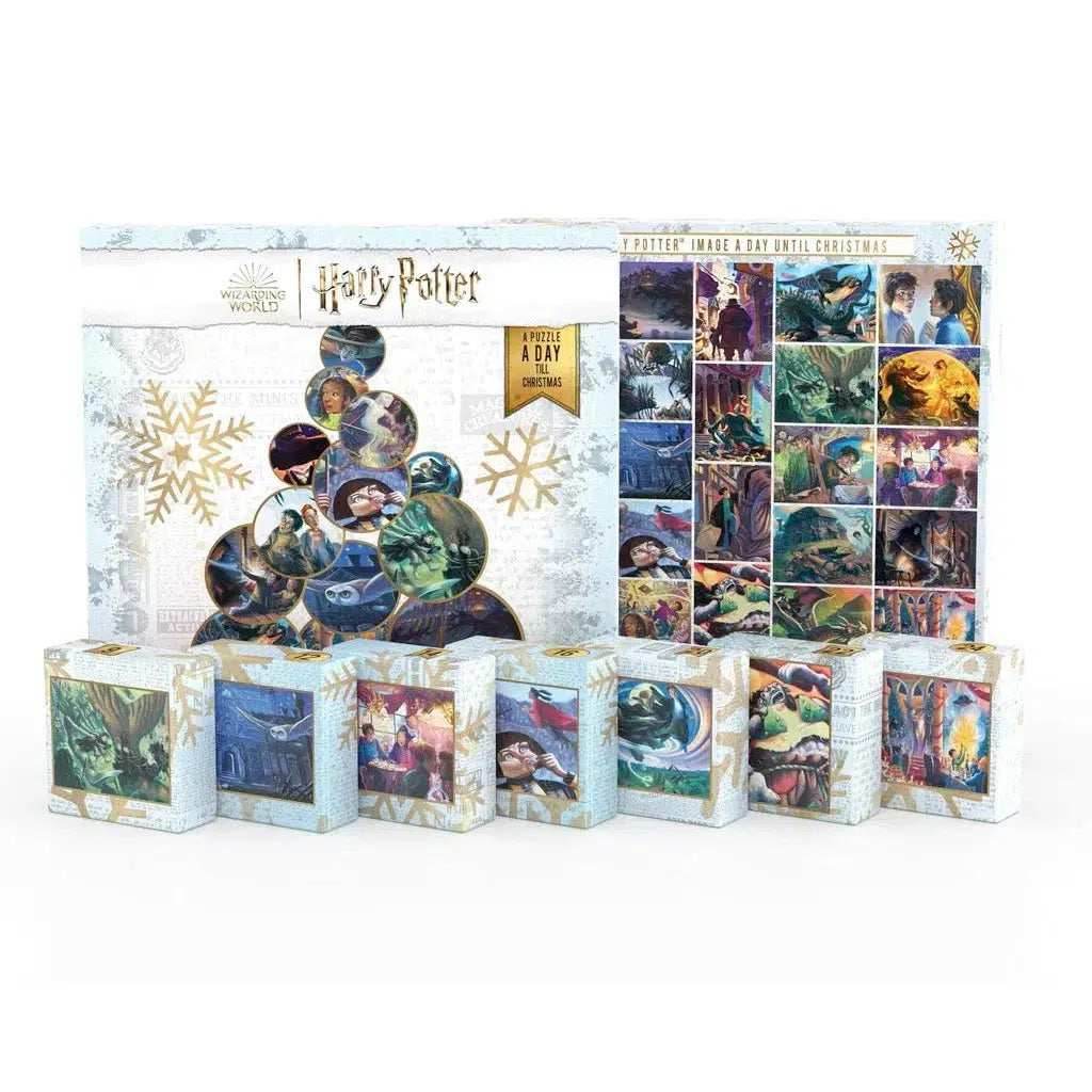 Harry Potter Advent Calendar - 24 Set of 100 Piece Mini Jigsaw Puzzles NYPC -
