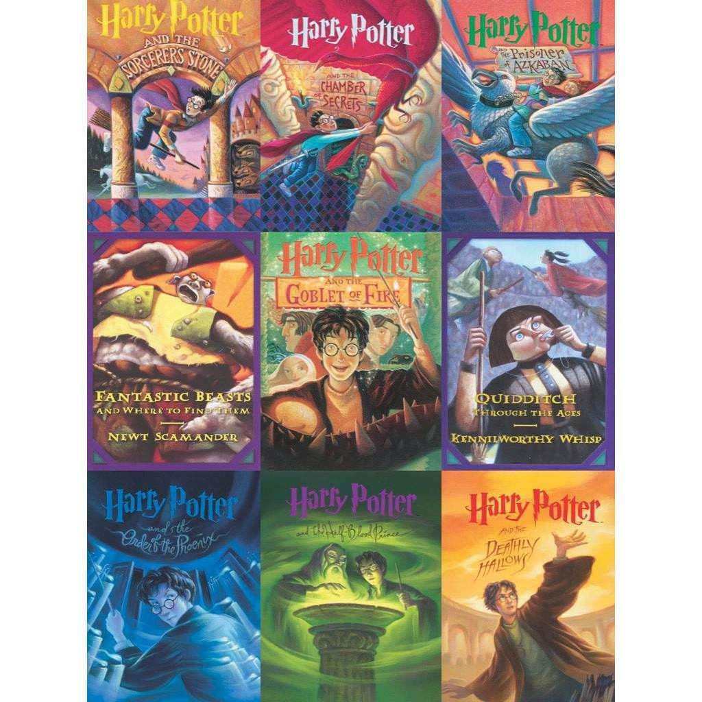 Harry Potter Book Covers 500 Piece Jigsaw Puzzle NYPC -