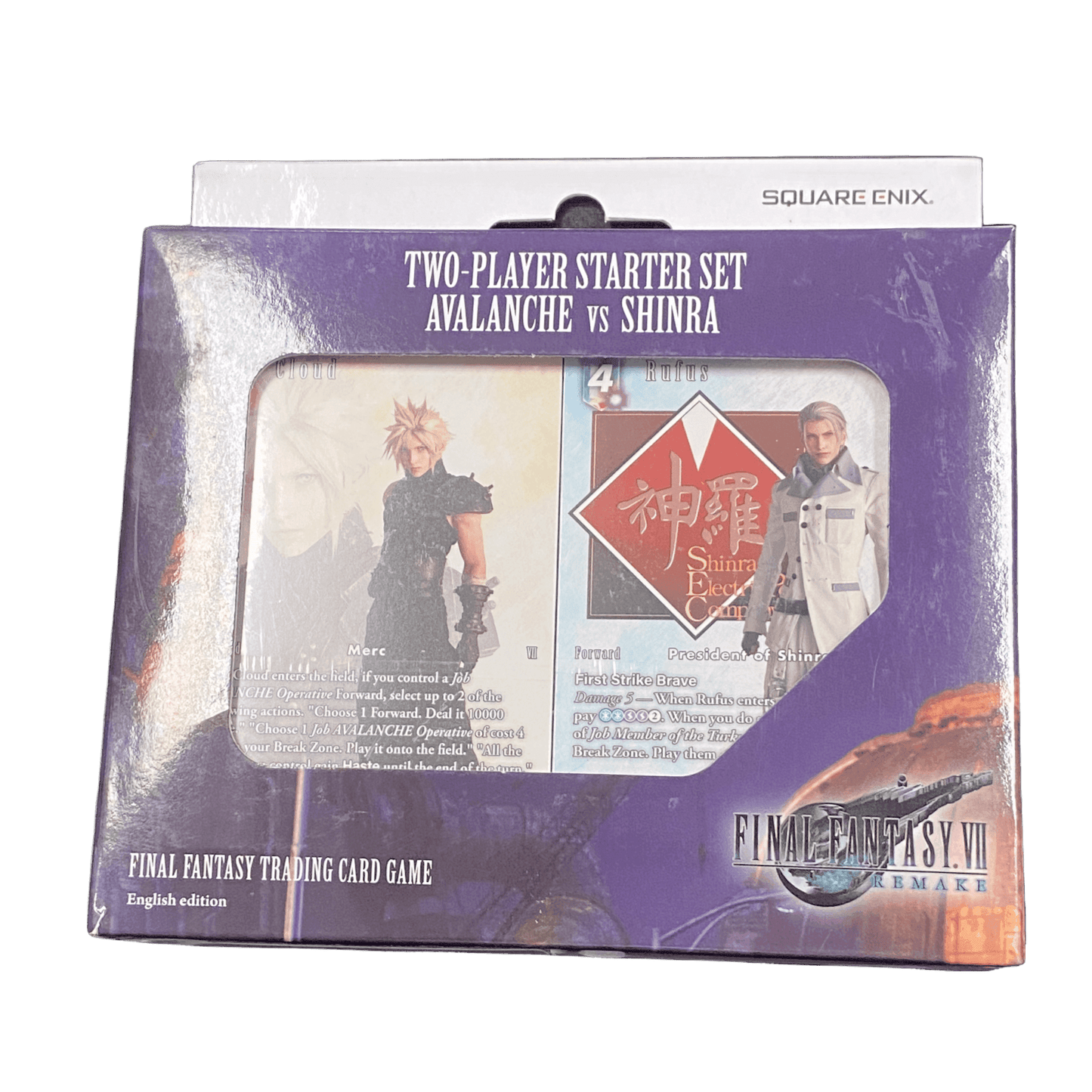 Two-Player Starter Set: Avalanche Vs. Shinra | FFTCG | New -
