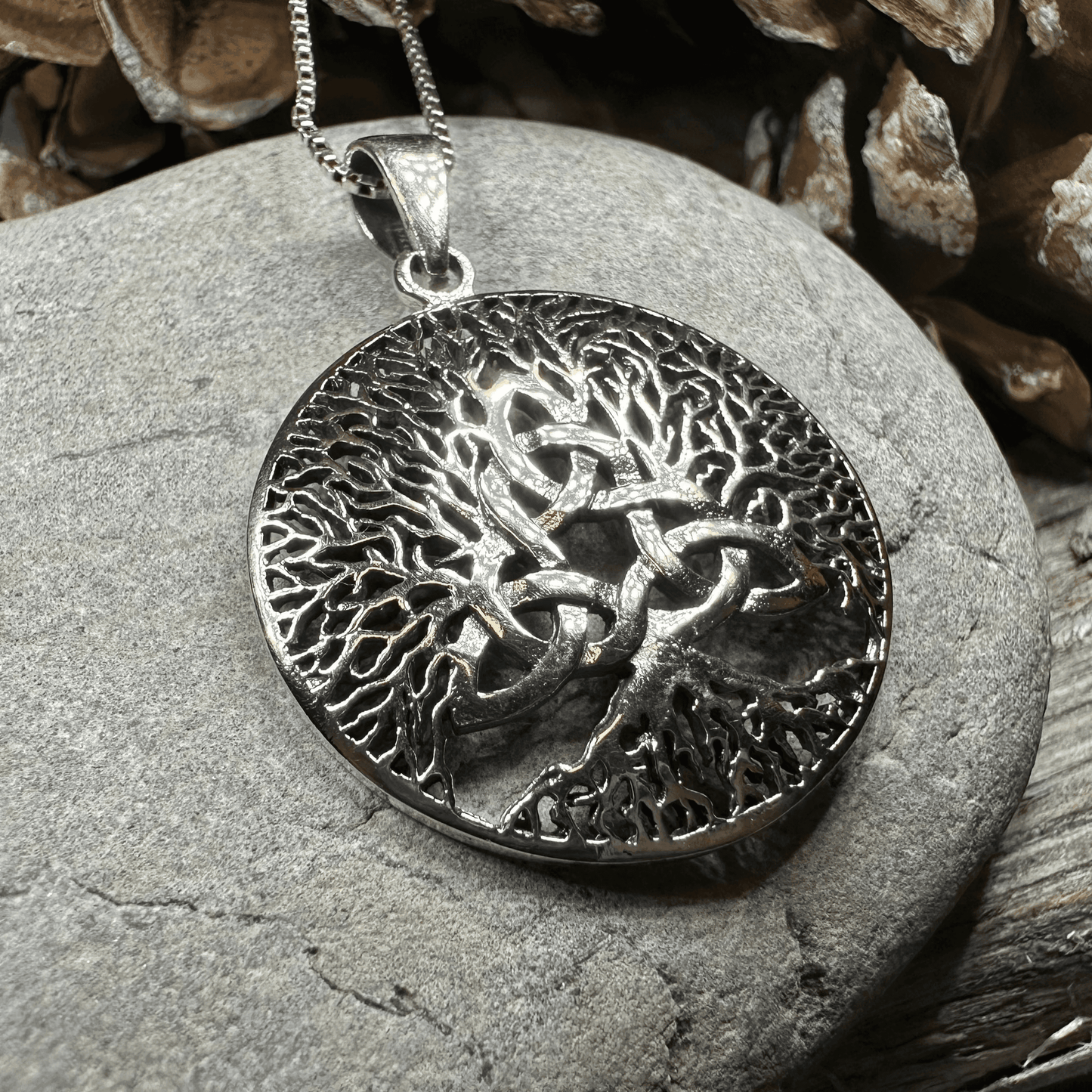 Tree of Life Triquetra Necklace -