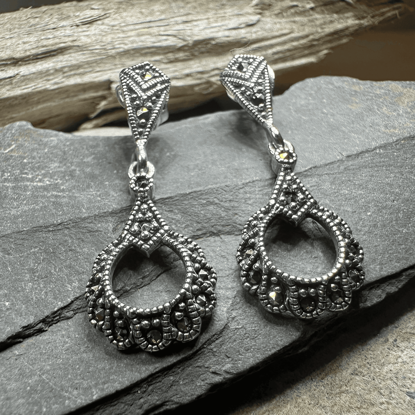 Rhoslyn Trinity Knot Earrings -