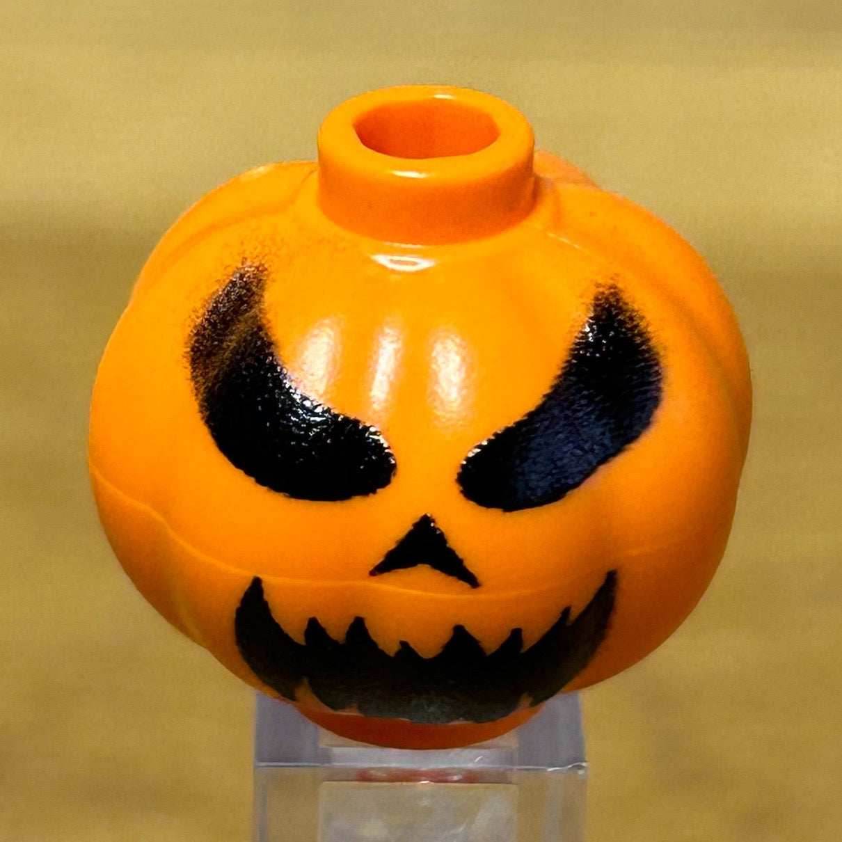Custom Jack O' Lantern / Pumpkin Face #4 - B3 Customs made using LEGO part -