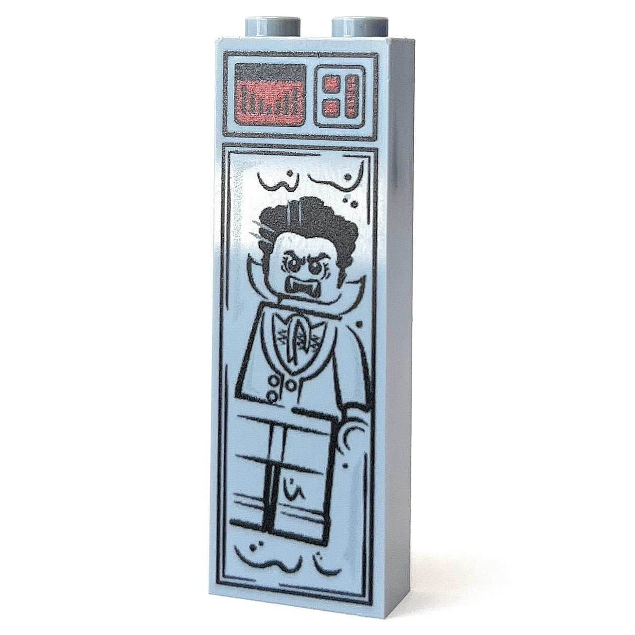 Dracula (Halloween) in Carbonite (1x2x5 Brick) - B3 Customs -