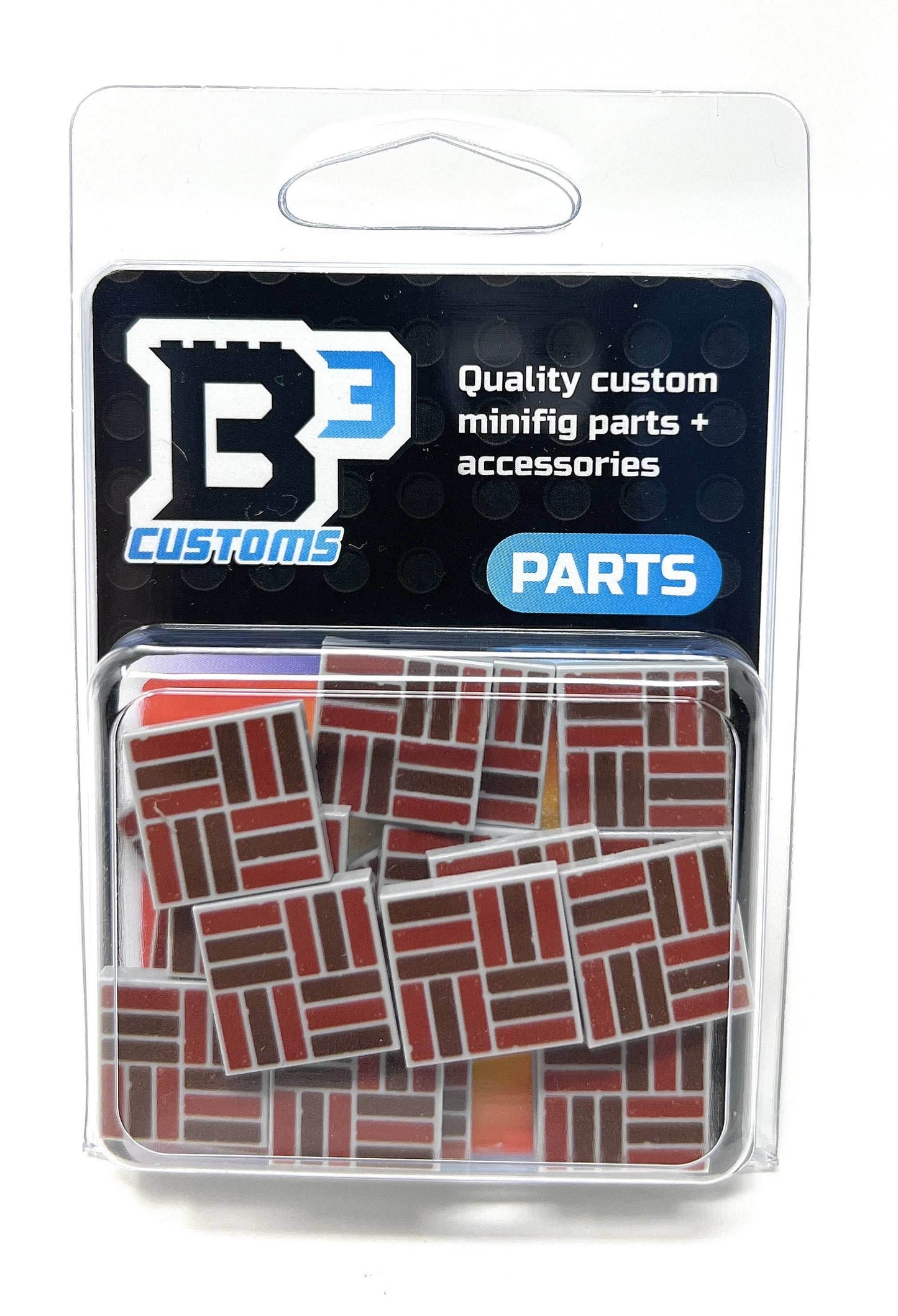 Brick (Mason) Flooring (Pack of 20) - B3 Customs Printed 2x2 Tiles -