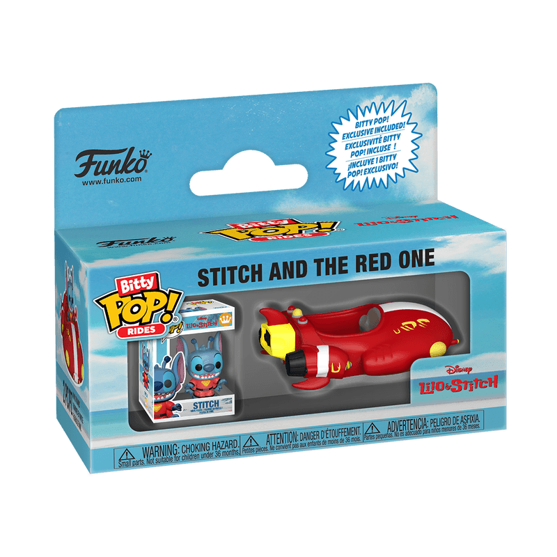 Funko POP! Bitty Rides: Stitch and the Red One -