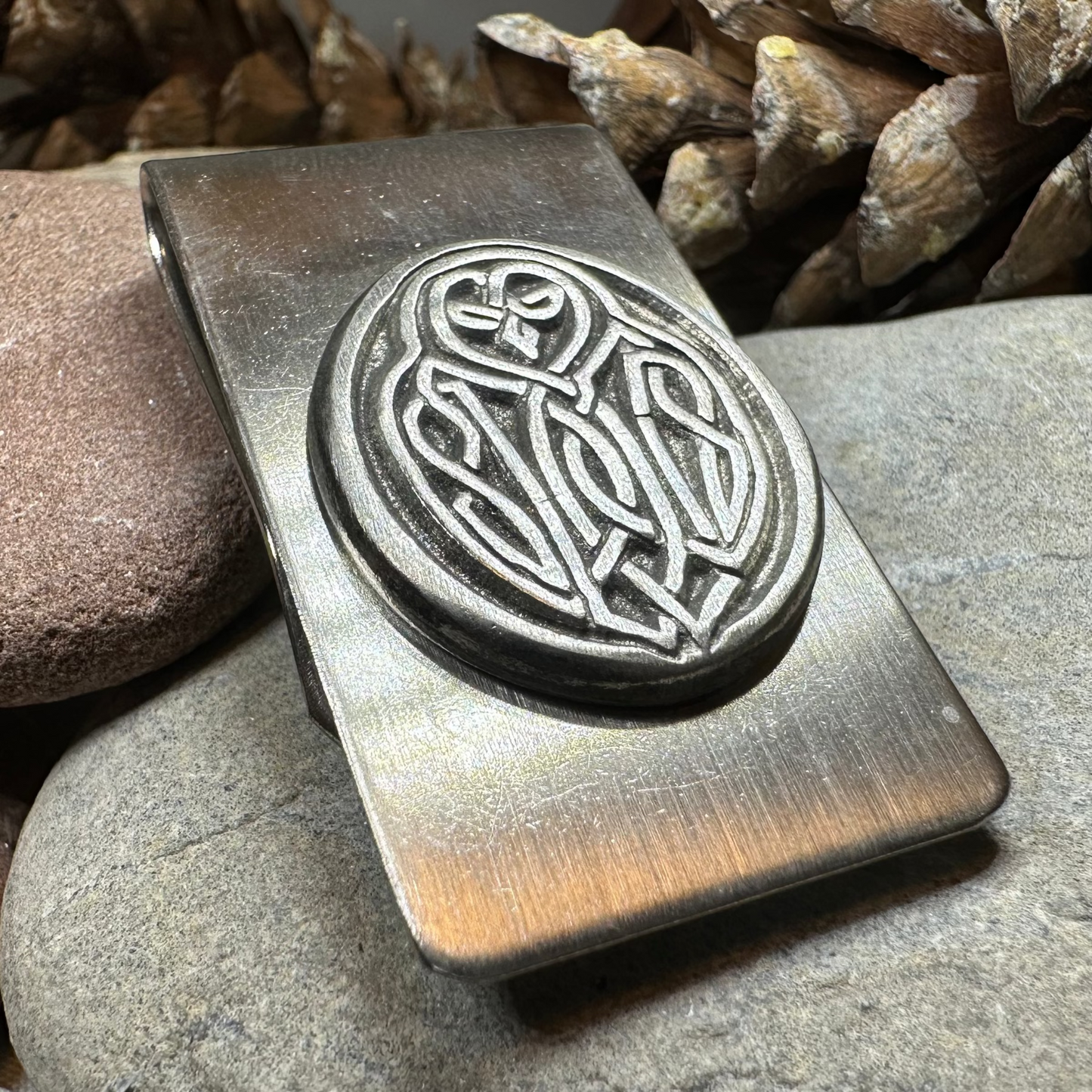 Celtic Owl Money Clip