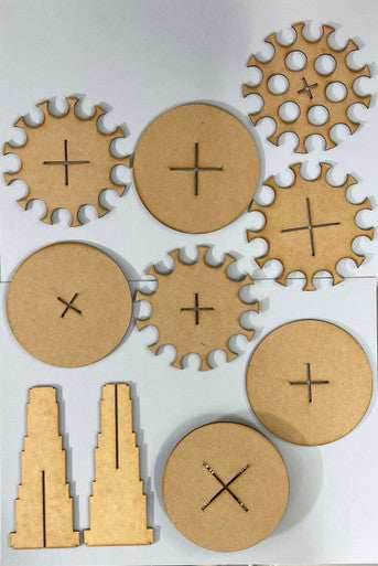 Rotating Paint Rack - For 34mm Paint Pots (GW, Citadel) -