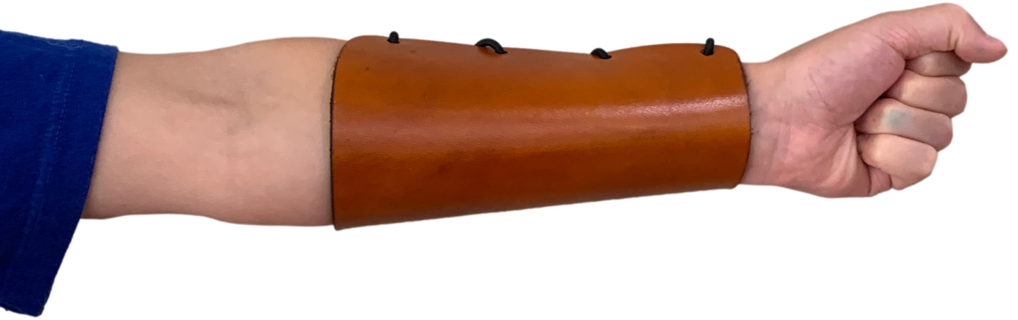 Classic Youth Arm Guard - Saddle Tan