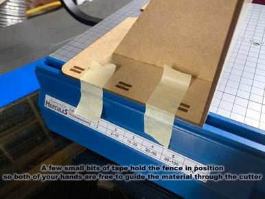 Fence for Hot Wire Foam Cutter (Hercules / Proxxon) -