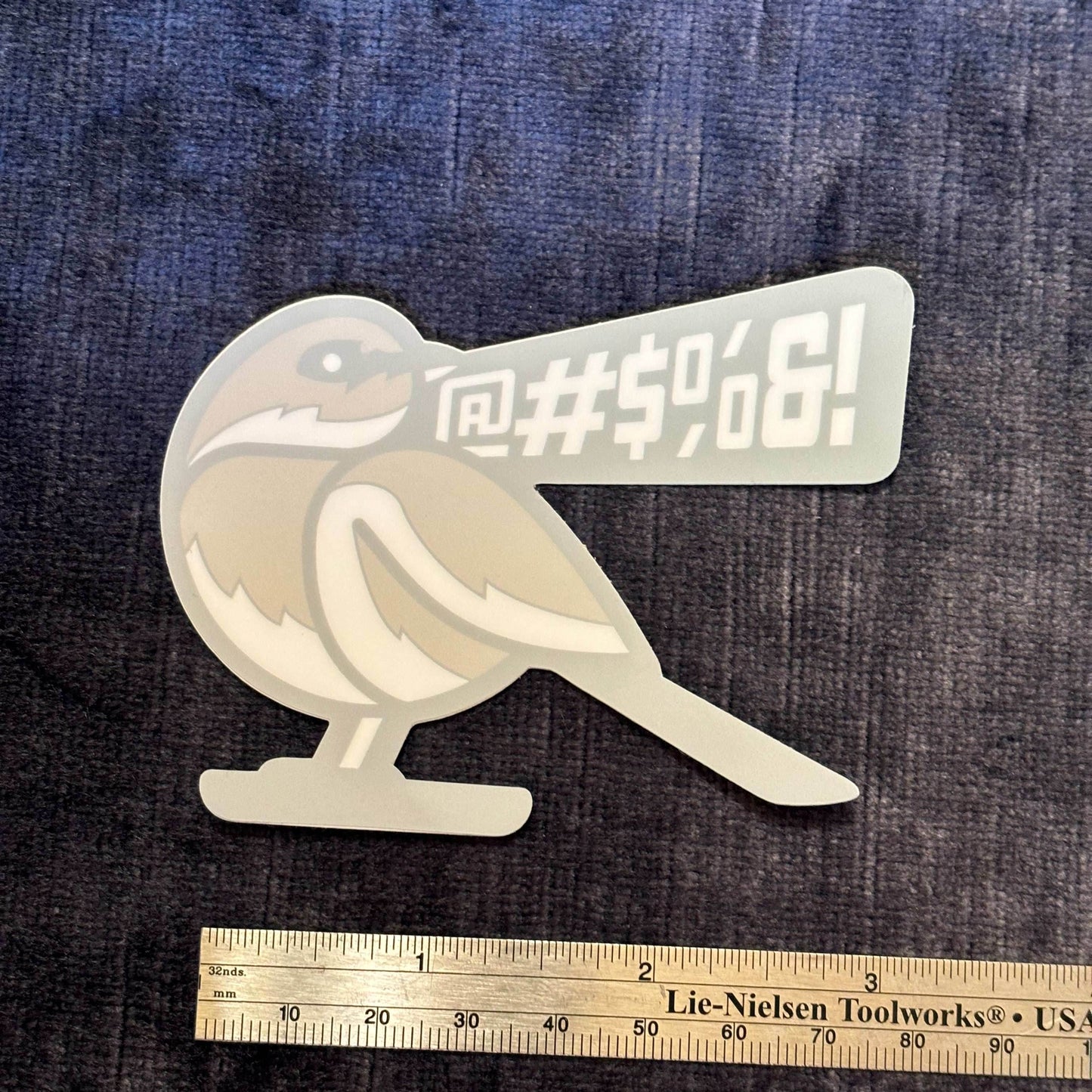 Vicious Mockingbird Vinyl Sticker – A Bard's Sharpest Weapon with Feathers -