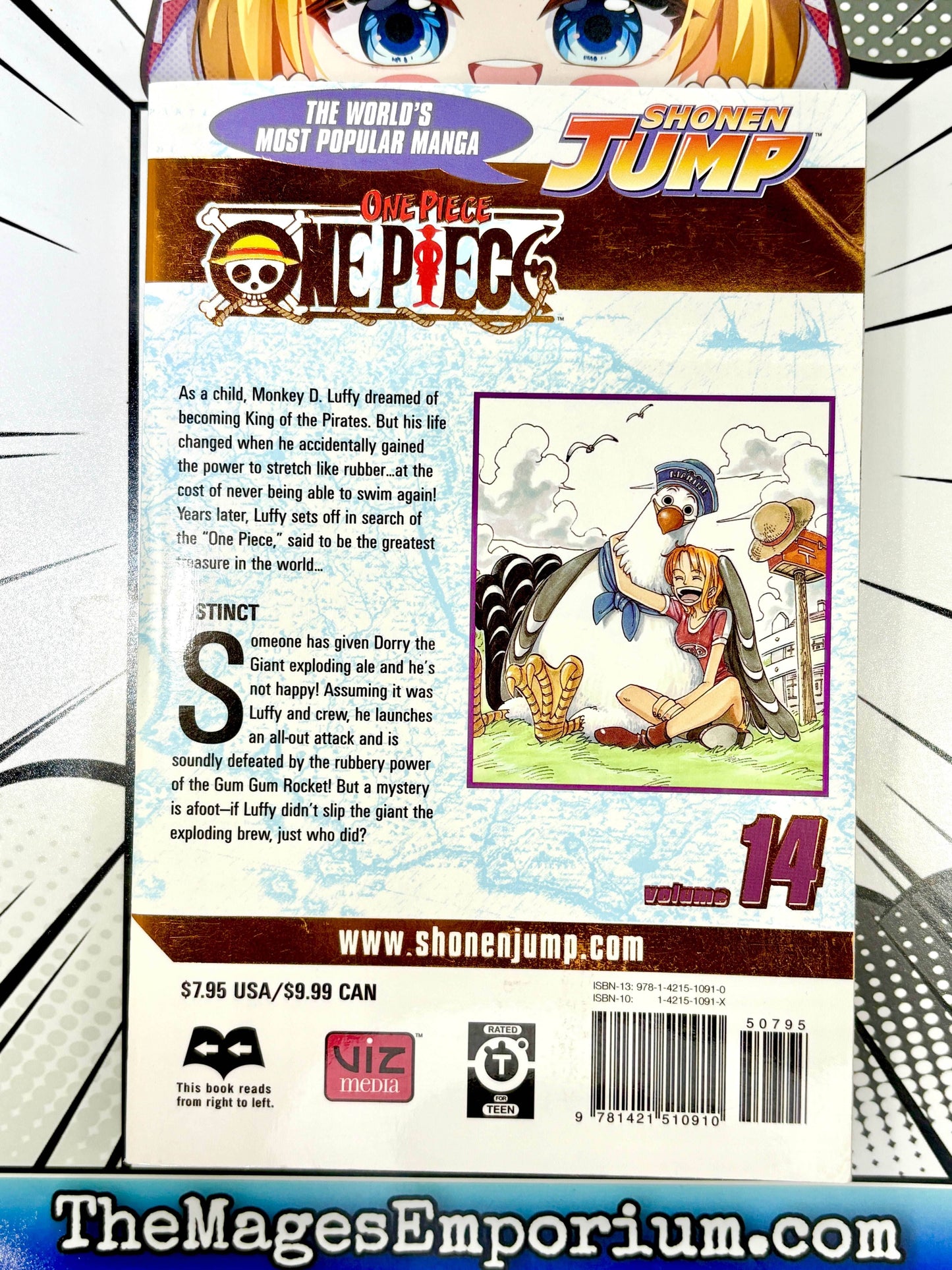 One Piece Vol 14 Gold Foil -