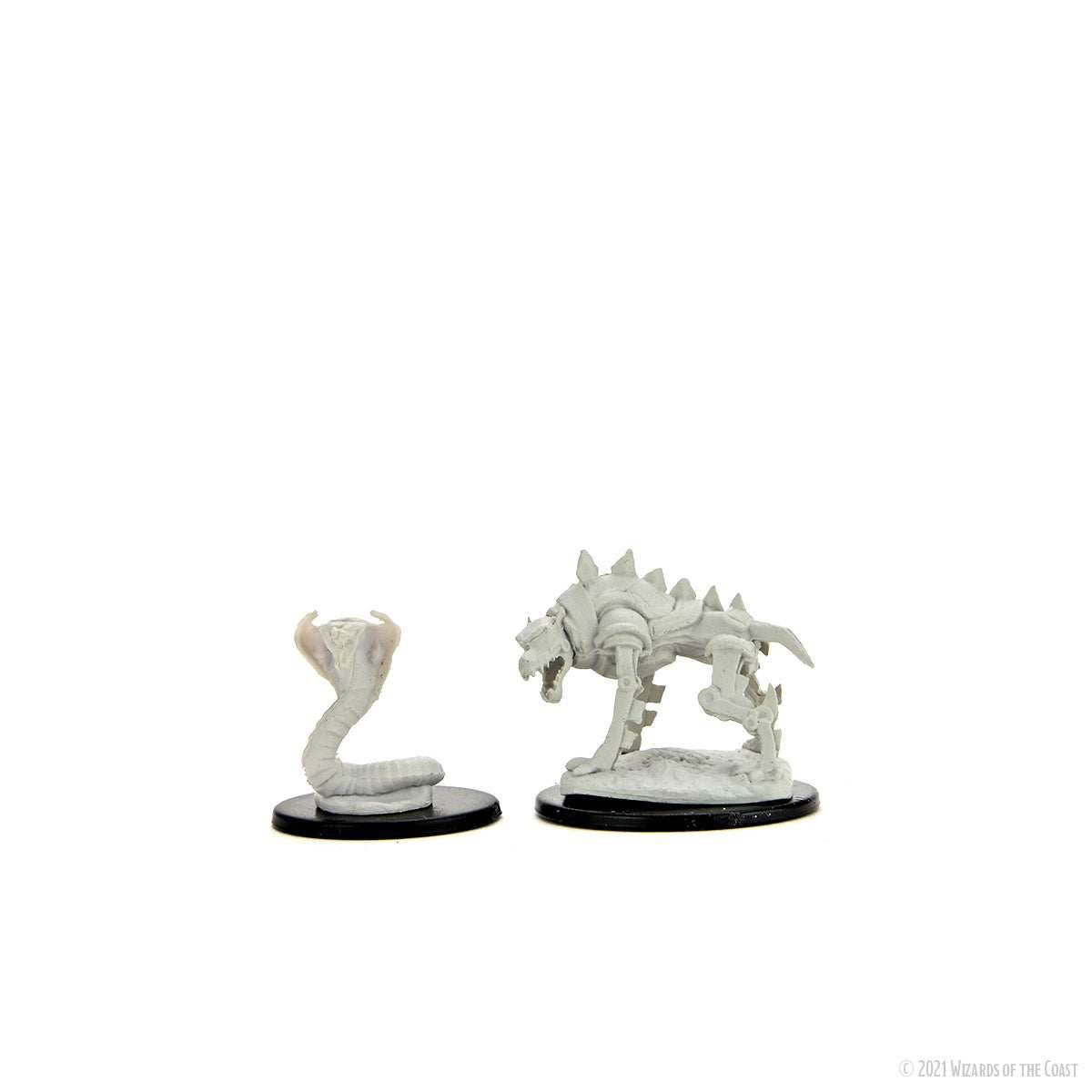 D&D: Nolzur's Marvelous Miniatures - Iron Cobra & Iron Defender -