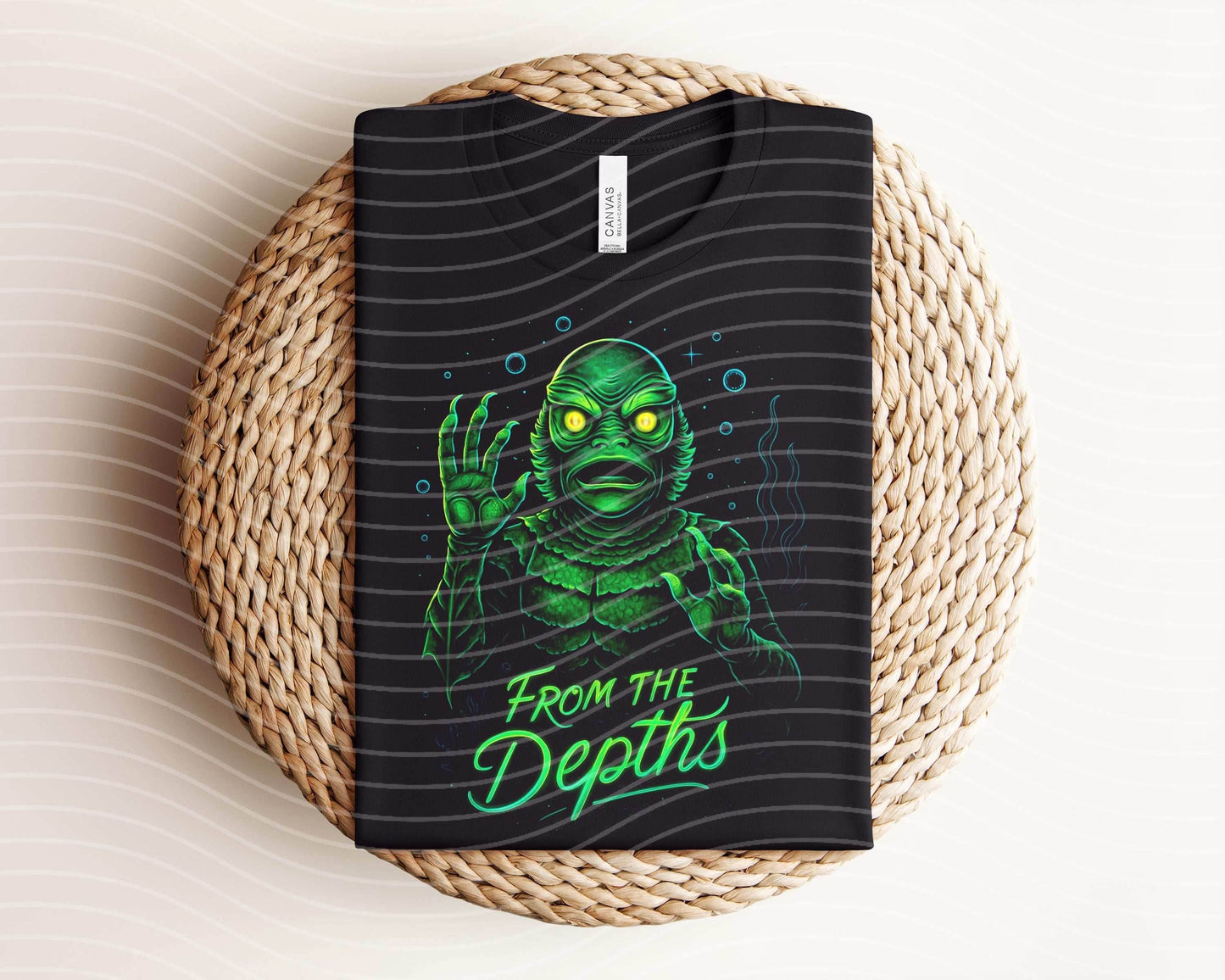 From the Depths Neon Graphic Tee - S