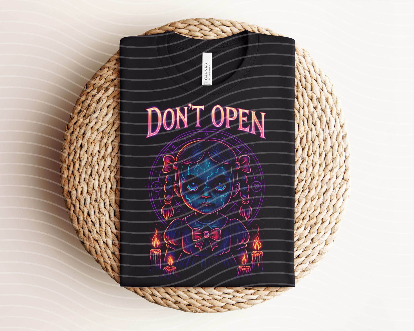 Don't Open Neon Graphic Tee - S