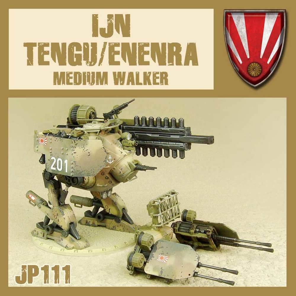 DUST 1947: IJN Tengu/Enenra Medium Walker (Railgun/AA) -