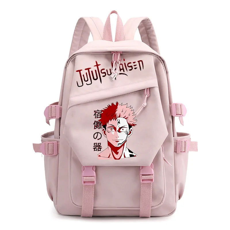 Jujutsu Kaisen Anime Print Backpack, Travel Bags, Casual Bags, School Student Bags for Teenagers 42 cm x 13cm x 29 cm ( H x L x W)