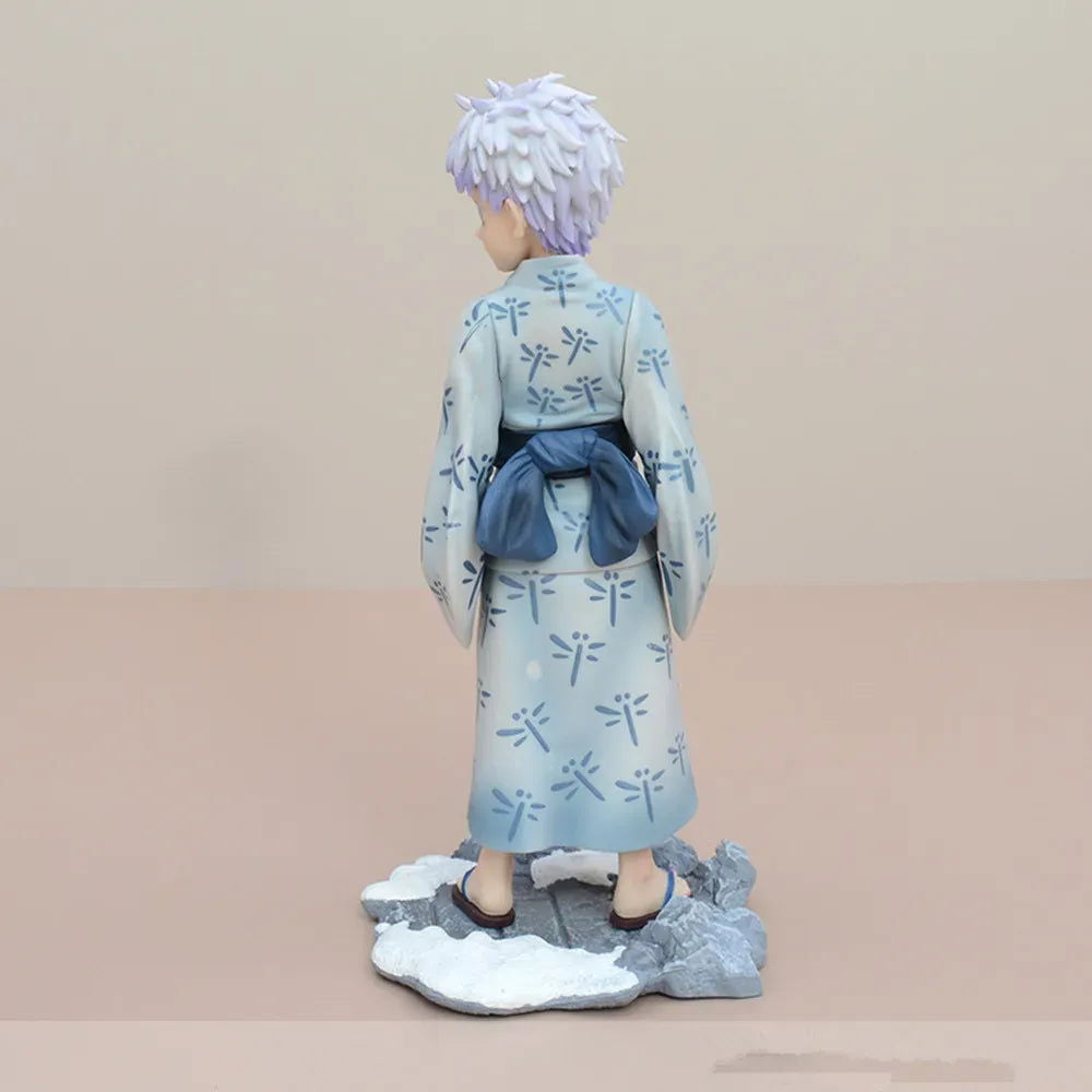 Kid Satoru Gojo Anime Figure, Jujutsu Kaisen Childhood Figurines 18 cm