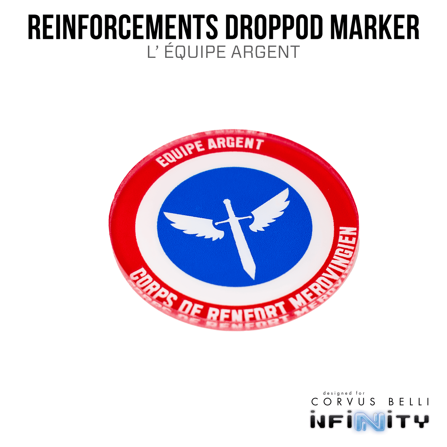 Reinforcements DropPod Marker (L’ Équipe Argent) -