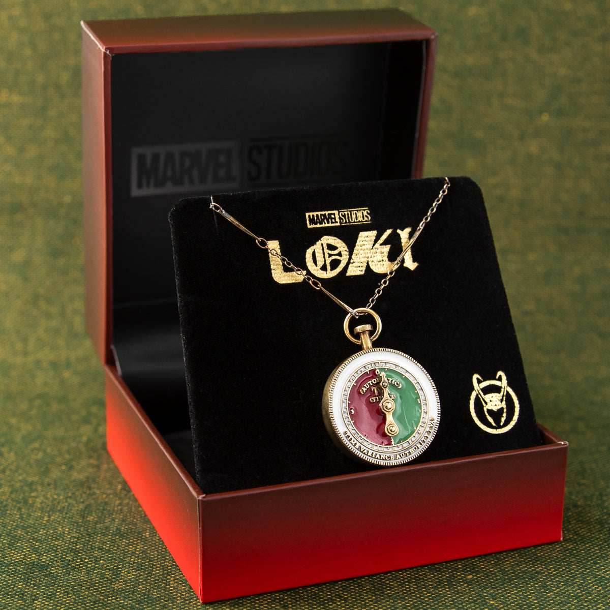 Marvel X RockLove MARVEL STUDIOS LOKI TVA Stopwatch Necklace -