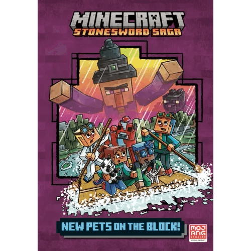 New Pets on the Block! (Minecraft Stonesword Saga #3) - Hardcover -