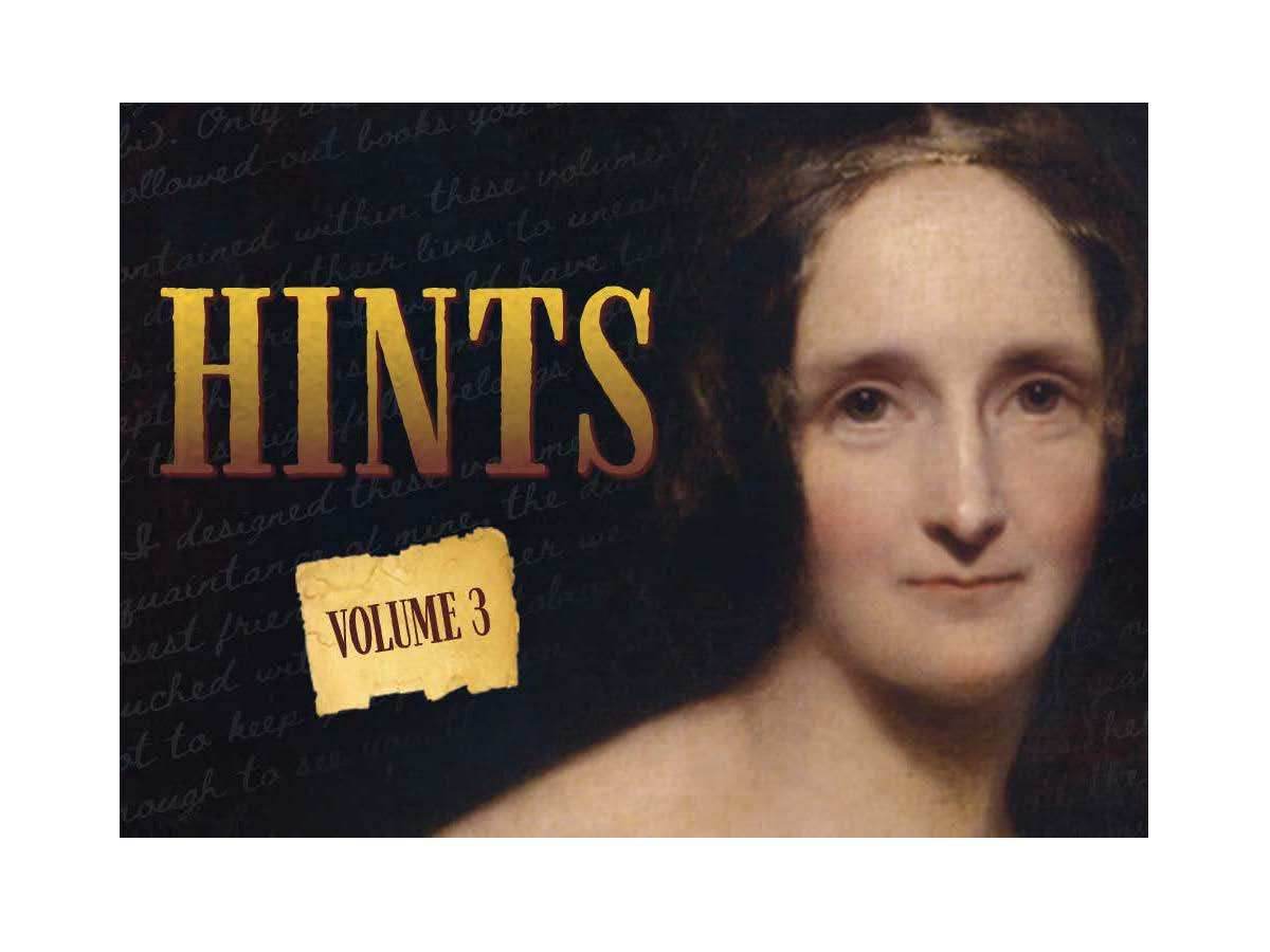 Mother of Frankenstein: Hint Cards -