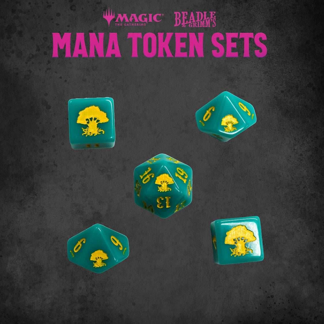 Green Mana Token Set (MTG) -