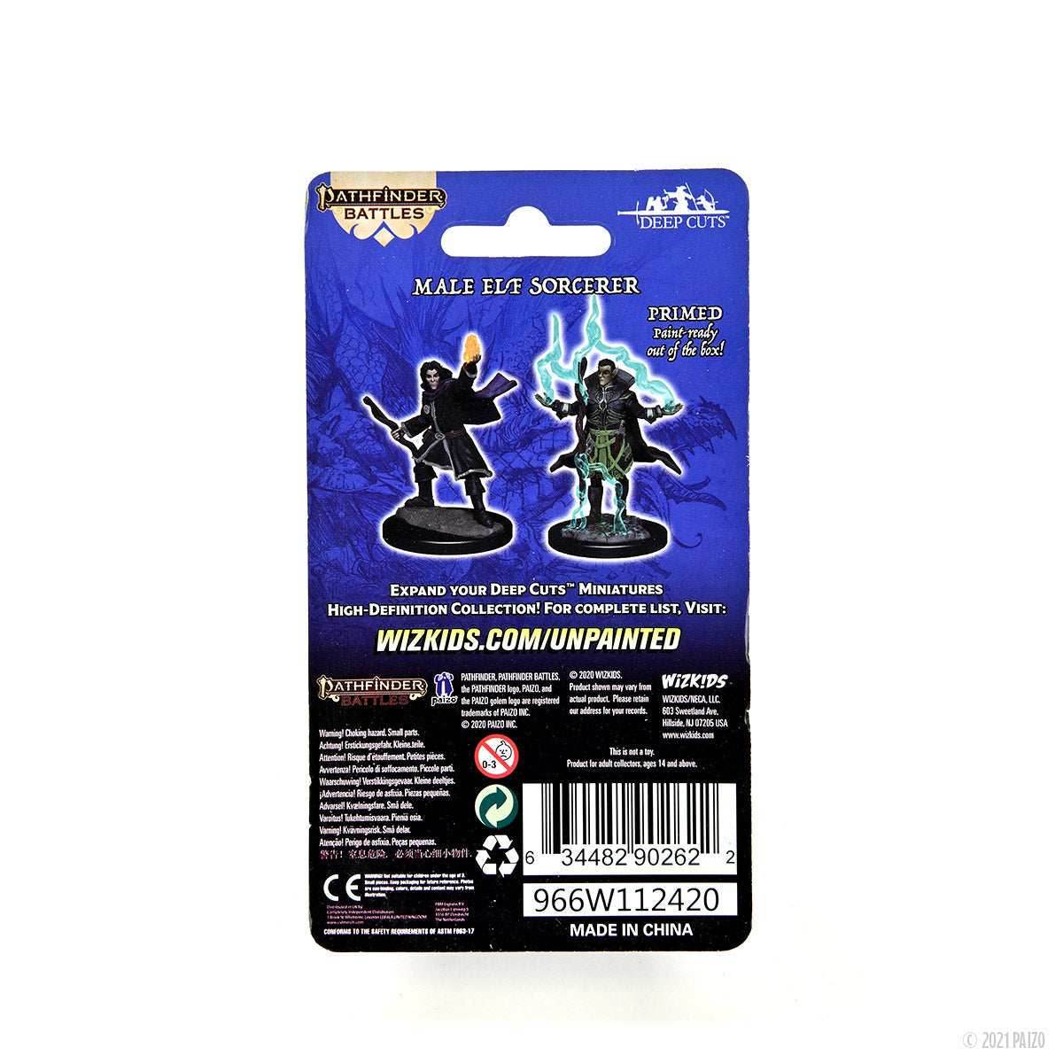Pathfinder Battles: Deep Cuts - Elf Sorcerer Male -