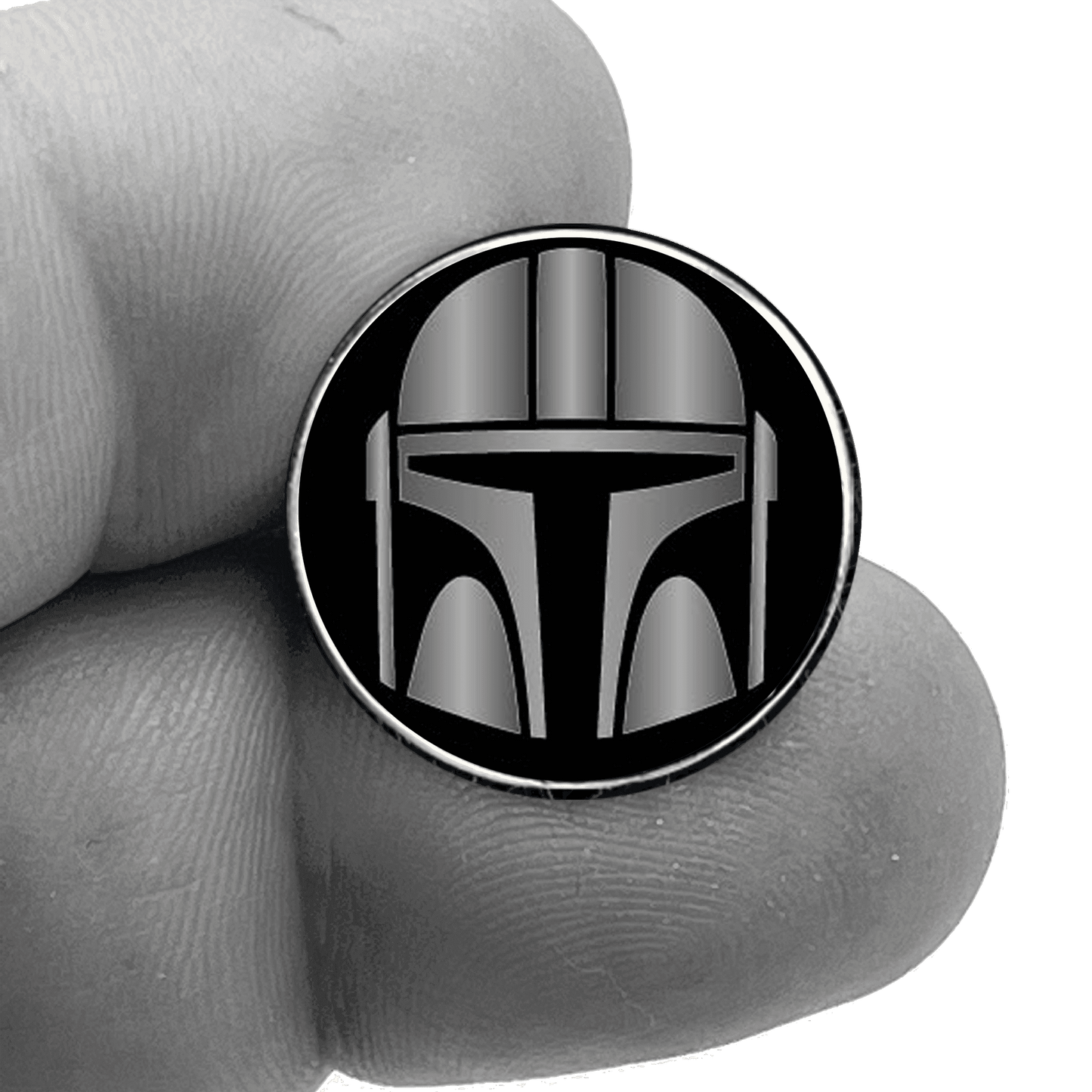 PBX-006-G Order of the Mandalorian Beskar plated Lapel Pin -
