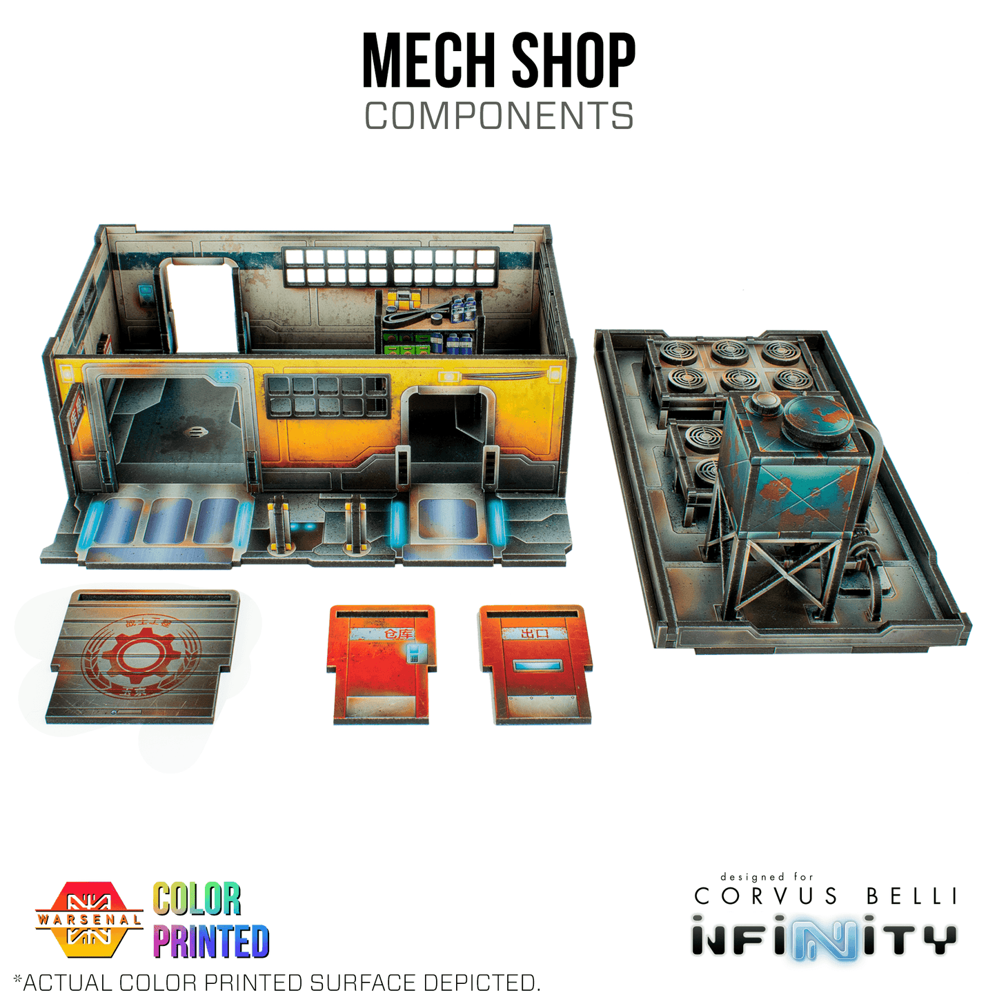 Xiguan Stacks - Mech Shop - Color Printed