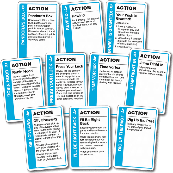 Fluxx: More Actions Expansion Deck -