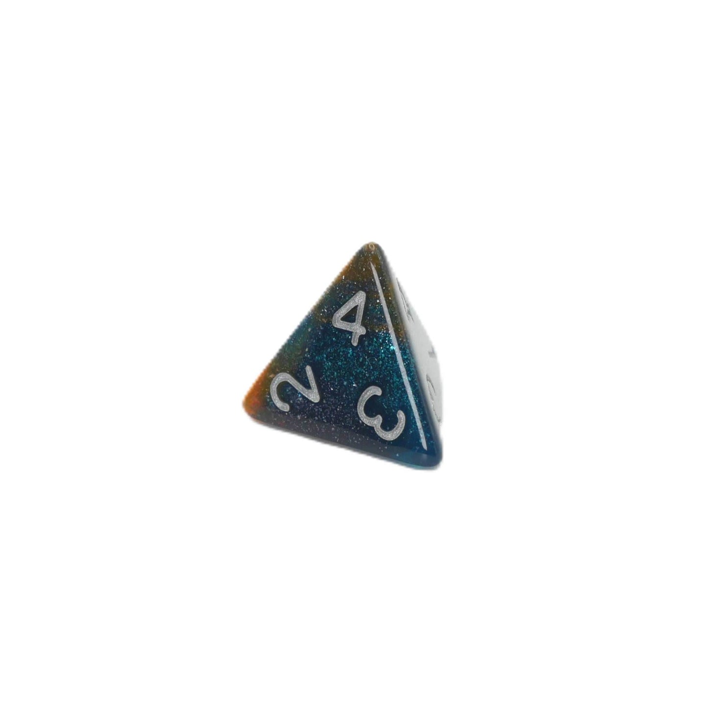 Mysterious Ink - 7 Piece DnD Dice Set | Acrylic RPG Gaming Dice -