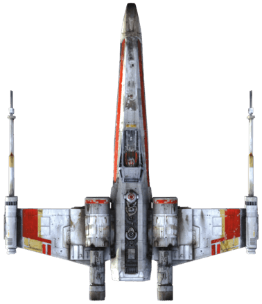52 Inch Tall X-Wing Nylon Star Wars Kite -