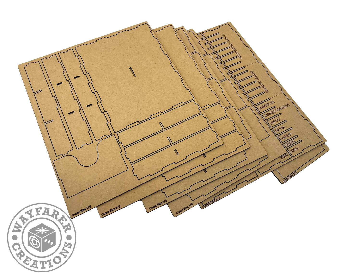 Outer Rim Board Game Organizer Insert -