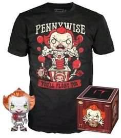 Pennywise (with Balloon) (Metallic) and Pennywise Tee -