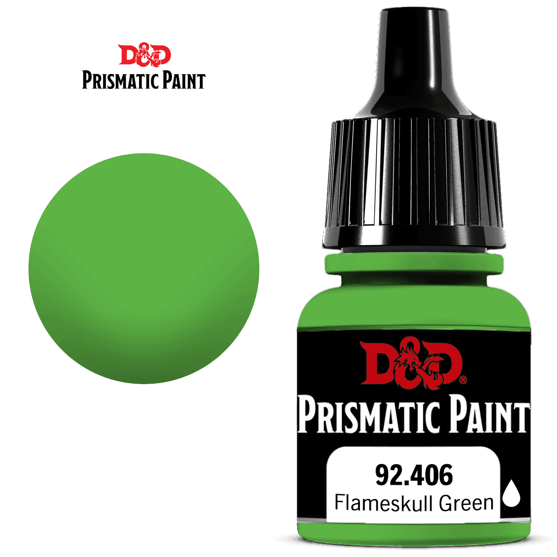 D&D Prismatic Paint: Flameskull Green -