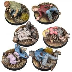 The Walking Dead: All Out War - Prone Figures Booster -