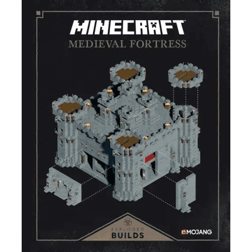 Minecraft: Exploded Builds: Medieval Fortress: An Official Mojang Book - Hardcover -