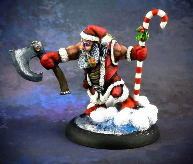 Reaper Miniatures Holiday: Santa Dwarf -