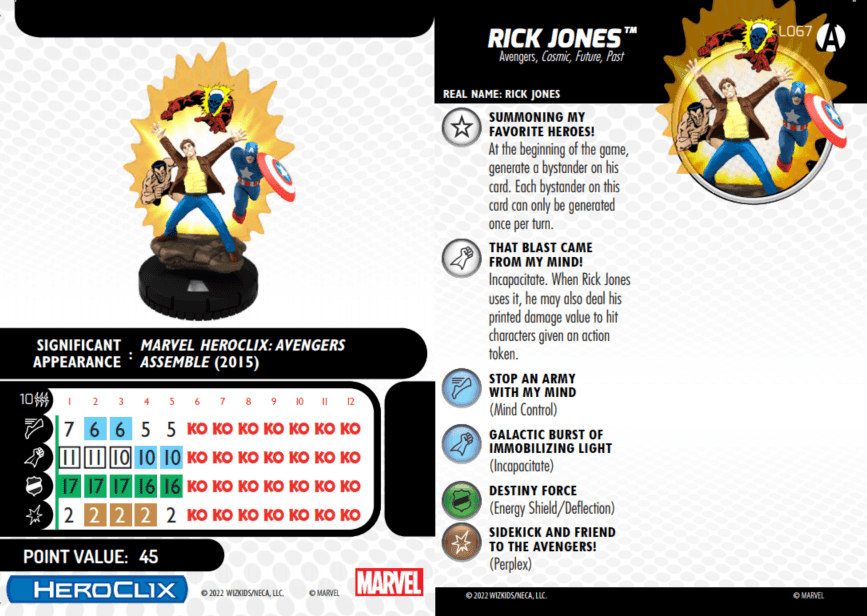 HeroClix: Avengers - Forever - Play at Home Kit -
