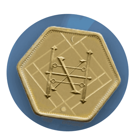 Behext: Kickstarter Exclusive Master Hex Metal Coin -