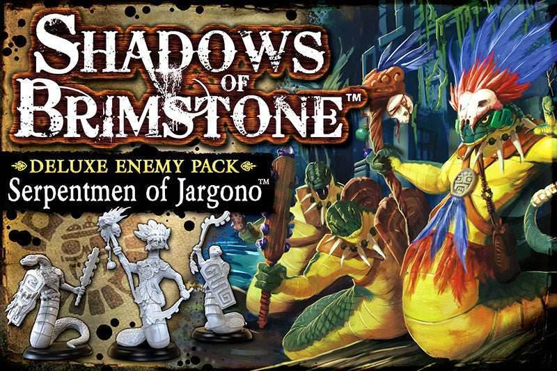 Shadows of Brimstone: Serpentmen of Jargono Deluxe Enemy Pack -