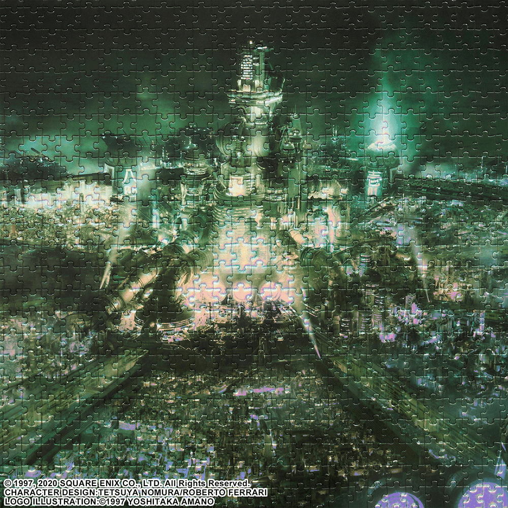 SQUARE ENIX: Final Fantasy 7 Remake - Midgar Key Art 1000 Piece Jigsaw Puzzle -