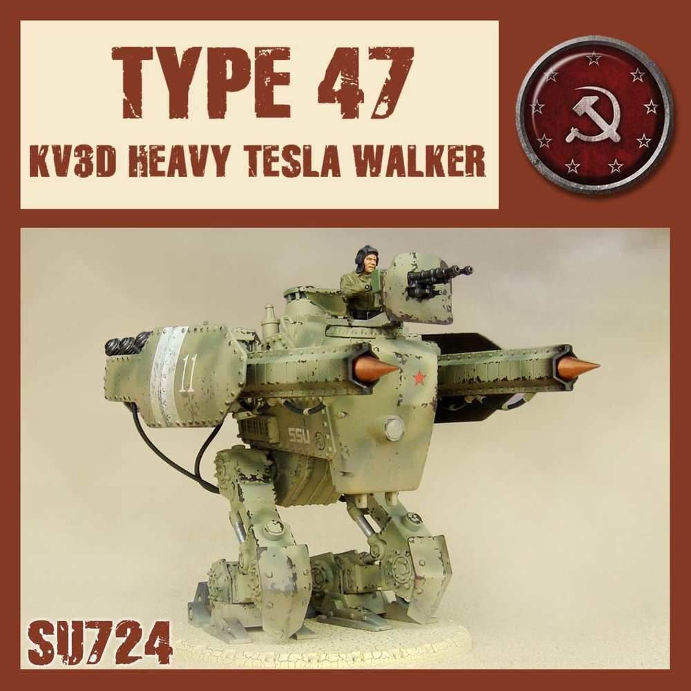 DUST 1947: TYPE 47 KV3D Heavy Tesla Walker -