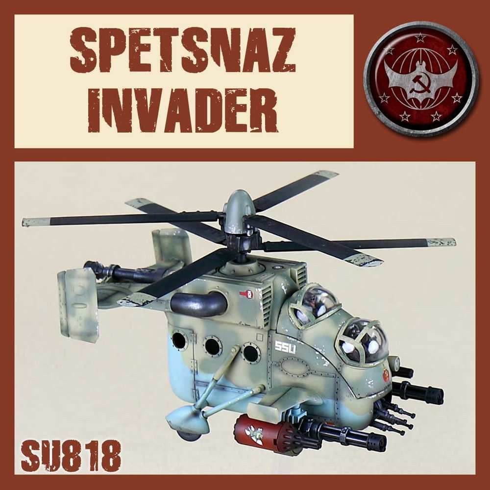 DUST 1947: SSU Spetsnaz Assault Helicopter - Invader -